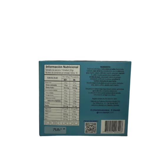 Panelita de Leche y Coco Konfyt x 200 g - Imagen 2
