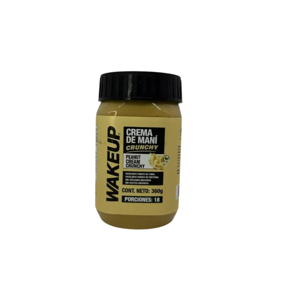 Crema de Mani Crunchy WakeUp x 360 g