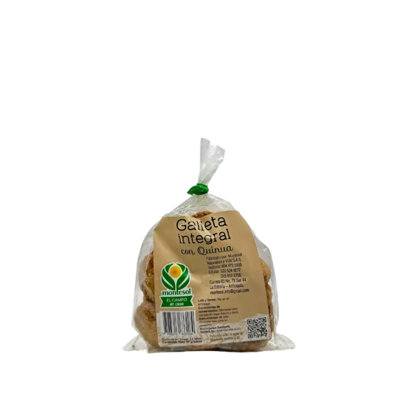 Galleta Integral con Quinua Montesol x 50g