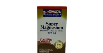 Super Magnesium 400 mg Healthy America x 100 und
