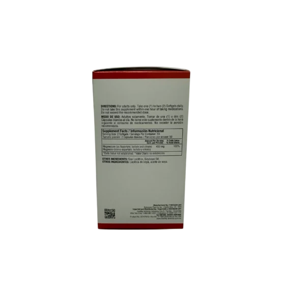 Super Magnesium 400 mg Healthy America x 100 und - Imagen 2