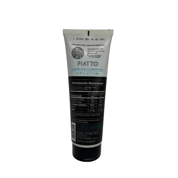 Reduccion Vinagre Balsamico de Modena Clasico Piatto x 330 g - Imagen 2