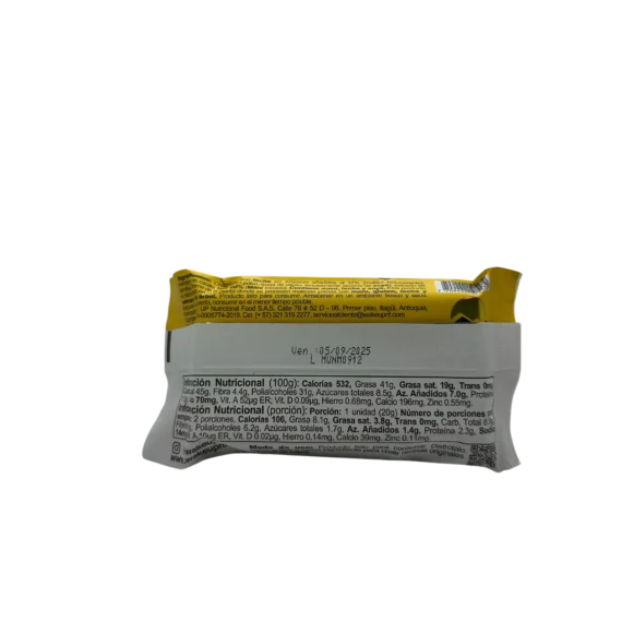 Chocolate Relleno de Crema de Mani WakeUp x 40 g - Imagen 2