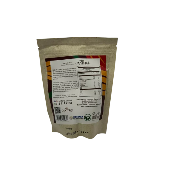 Nibs de Cacao Cantero x 140 g - Imagen 2