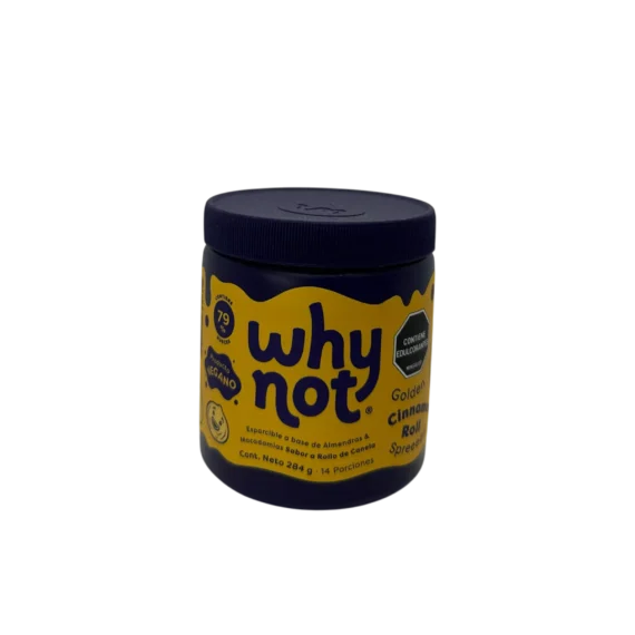 Esparcible de Almendras y Macadamia sabor a Rollo de Canela Whynot x 284 g