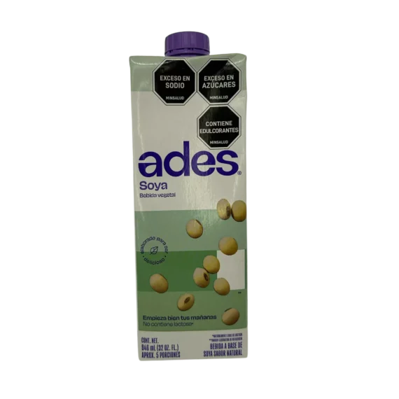 Bebida Vegetal de Soya Ades x 946 ml
