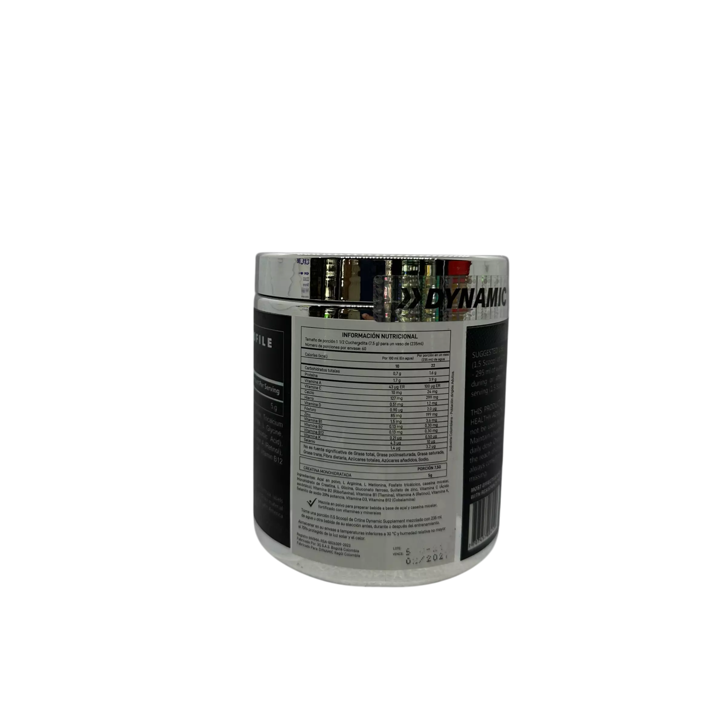 Creatina Cr7 Nuencion x 450 g - Imagen 2