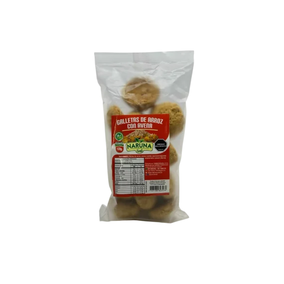 Galleta de Arroz con Avena Naruna x 1 und